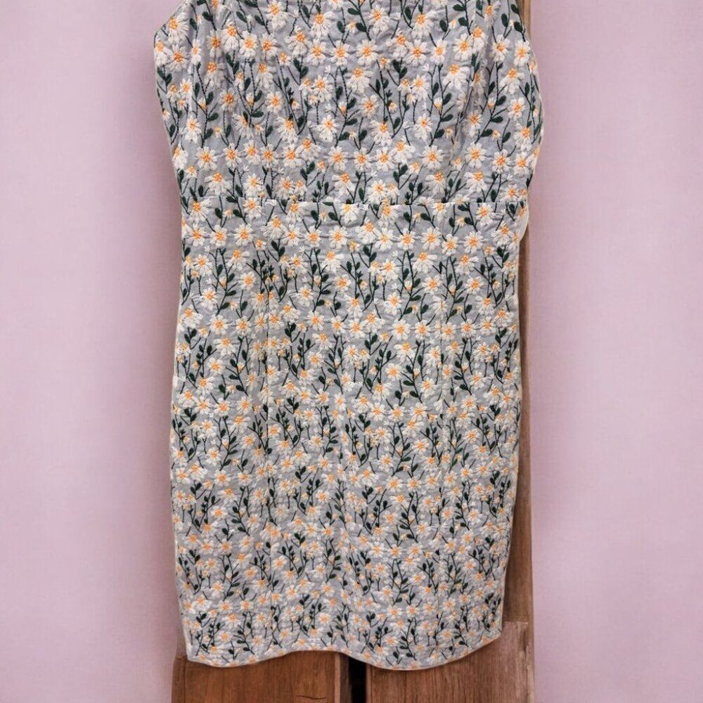 NWT LOST+WANDER Breath Of Youth Scallop Pencil Dress - Picture 7 of 10